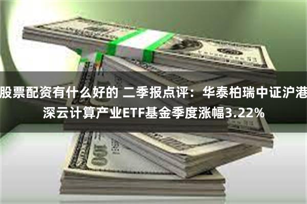 股票配资有什么好的 二季报点评：华泰柏瑞中证沪港深云计算产业ETF基金季度涨幅3.22%