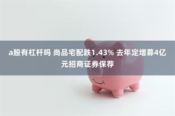 a股有杠杆吗 尚品宅配跌1.43% 去年定增募4亿元招商证券保荐